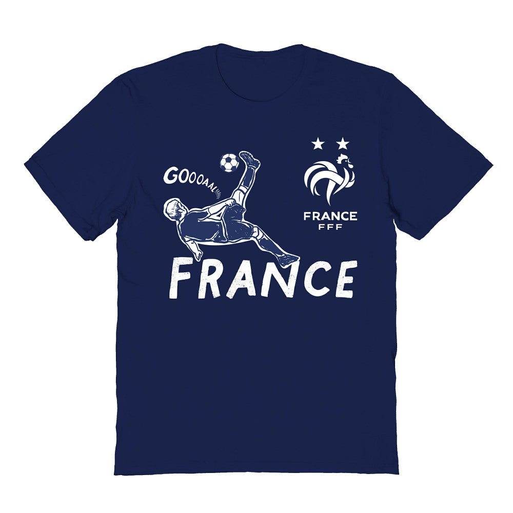 France National Team Vive La Fete Youth Chilena Style T-Shirt - Navy discount