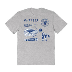 Chelsea Vive La Fete Women's Impressions Icons T-Shirt - Gray shop