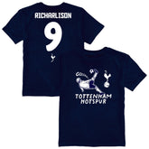 Richarlison Tottenham Hotspur Vive La Fete Youth Player Name & Number Chilena Style T-Shirt - Navy for sale