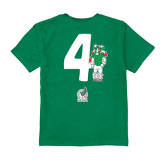 Edson Álvarez Mexico National Team Vive La Fete Youth Player Name & Number Stadium Style T-Shirt - Green sale