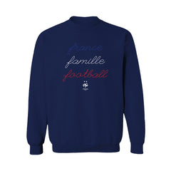 France National Team Vive La Fete Women's Famille Football Sweatshirt - Navy for sale
