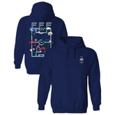 France National Team Vive La Fete Women's Soccer Field Fleece Hood - Navy for sale