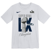 Seattle Seahawks Preschool Super Bowl LX Champions Heavy Chill T-Shirt - White | Nike discount