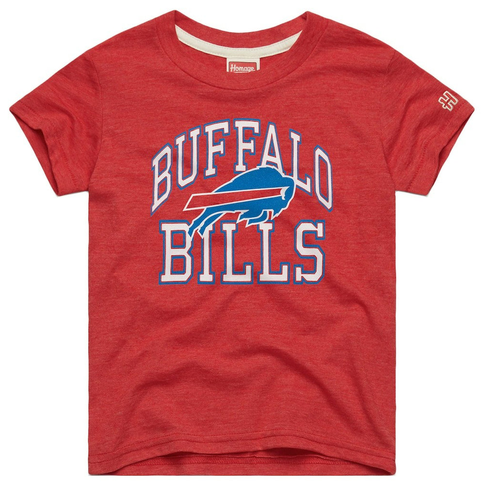 Buffalo Bills Homage Youth Arch Tri-Blend T-Shirt - Red outlet