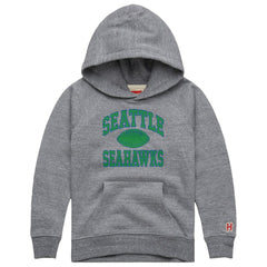 Seattle Seahawks Homage Youth Gridiron Tri-Blend Hoodie - Gray discount