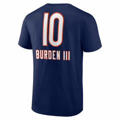 Luther Burden III Chicago Bears Team Wordmark T-Shirt - Navy outlet