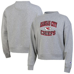Kansas City Chiefs Champion Women's Triumph Tri-Blend Sweatshirt - Gray on sale