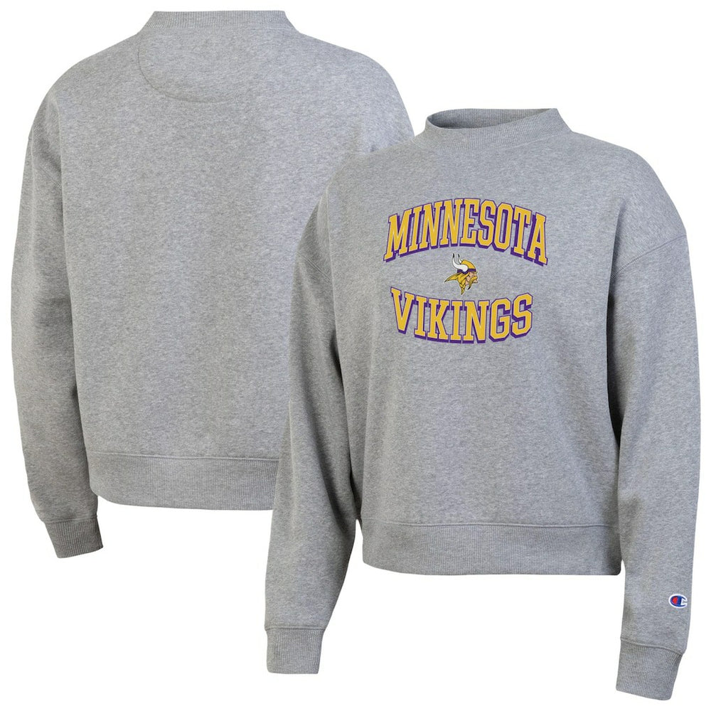 Minnesota Vikings Champion Women's Triumph Tri-Blend Sweatshirt - Gray outlet