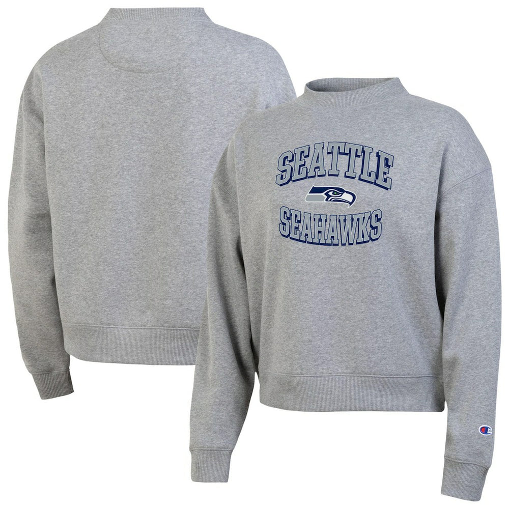 Seattle Seahawks Champion Women's Triumph Tri-Blend Sweatshirt - Gray sale