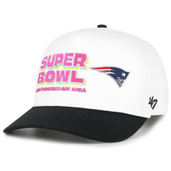 New England Patriots '47 Super Bowl LX Stacked Hitch Adjustable Hat - White/Black online