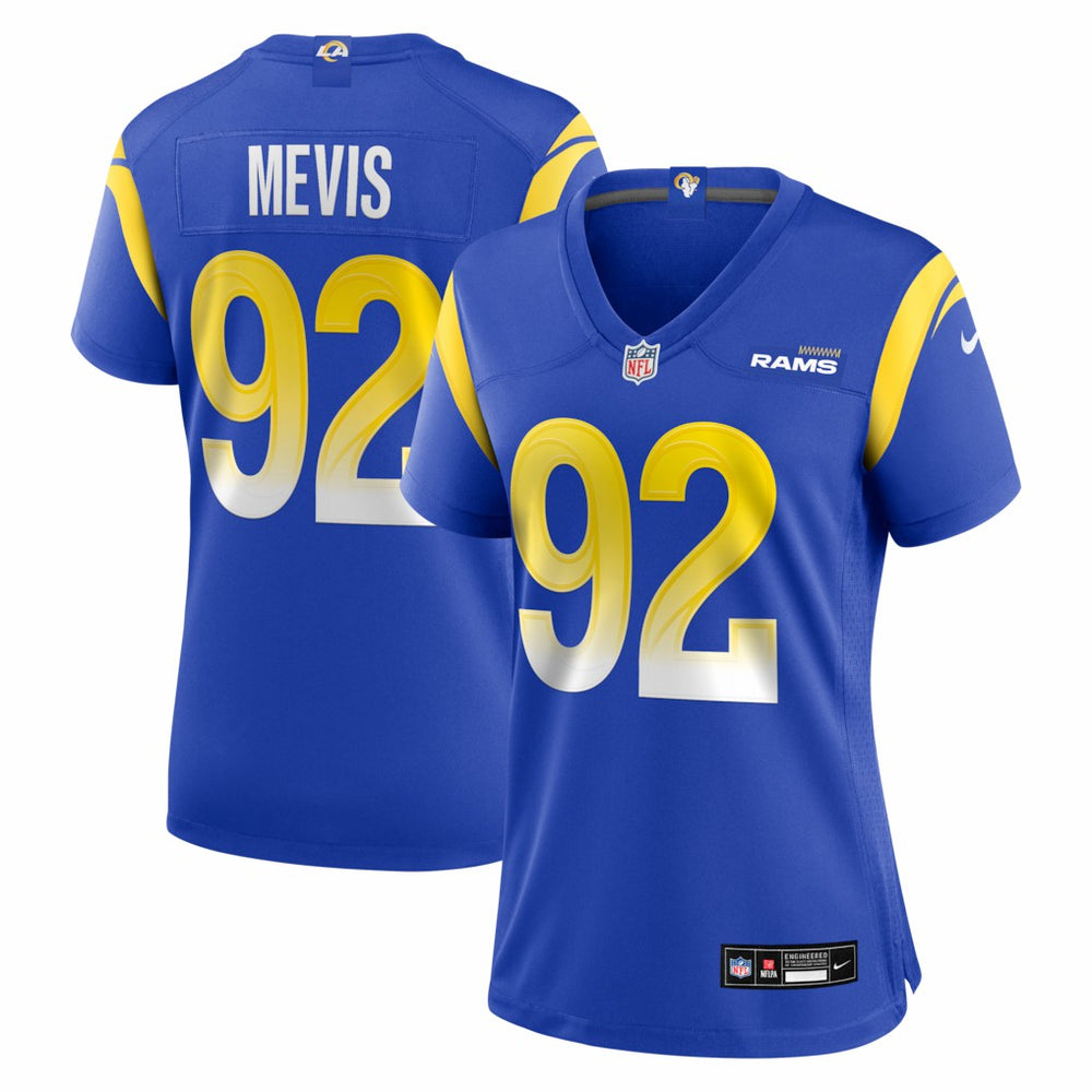 Harrison Mevis Los Angeles Rams Women's Team Game Jersey - Royal | Nike online