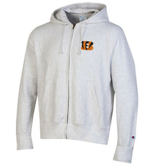 Cincinnati Bengals Champion Reverse Weave Full-Zip Hoodie - Gray for sale