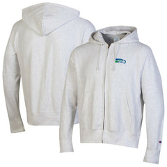 Seattle Seahawks Champion Reverse Weave Full-Zip Hoodie - Gray discount