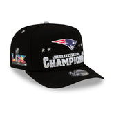 New England Patriots New Era 2025 AFC Champions Locker Room Trophy Collection A-Frame 9FIFTY Snapback Hat - Black online