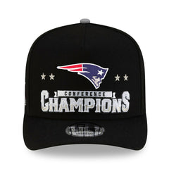 New England Patriots New Era 2025 AFC Champions Locker Room Trophy Collection A-Frame 9FIFTY Snapback Hat - Black online