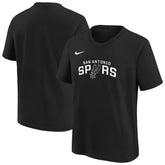 San Antonio Spurs Youth Team Essential Logo T-Shirt - Black | Nike for sale