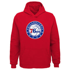 Philadelphia 76ers Outerstuff Youth Primary Logo Pullover Hoodie - Red sale