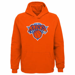 New York Knicks Outerstuff Youth Primary Logo Pullover Hoodie - Orange online