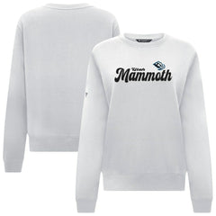 Utah Mammoth Levelwear Women's Yvette Big Script Tri-Blend Sweatshirt White