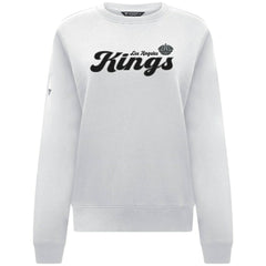 Los Angeles Kings Levelwear Women's Yvette Big Script Tri-Blend Sweatshirt White