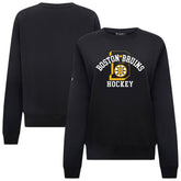 Boston Bruins Levelwear Women's Yvette Limelight Big Letter Sweatshirt Black