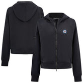 Winnipeg Jets Levelwear Women's Judd Raglan Full-Zip Hoodie Black
