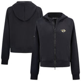 Nashville Predators Levelwear Women's Judd Raglan Full-Zip Hoodie Black