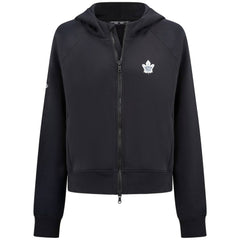 Toronto Maple Leafs Levelwear Women's Judd Raglan Full-Zip Hoodie Black