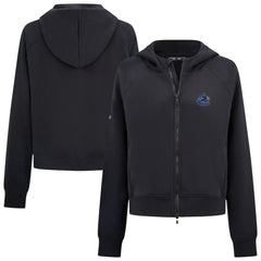 Vancouver Canucks Levelwear Women's Judd Raglan Full-Zip Hoodie Black