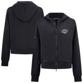 Los Angeles Kings Levelwear Women's Judd Raglan Full-Zip Hoodie Black