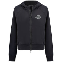 Los Angeles Kings Levelwear Women's Judd Raglan Full-Zip Hoodie Black