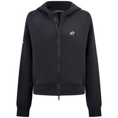 Dallas Stars Levelwear Women's Judd Raglan Full-Zip Hoodie Black