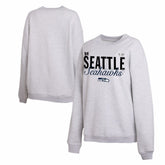 Seattle Seahawks WEAR by Erin Andrews Women's Super Bowl LX Fleece Sweatshirt - Gray outlet