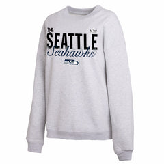 Seattle Seahawks WEAR by Erin Andrews Women's Super Bowl LX Fleece Sweatshirt - Gray outlet