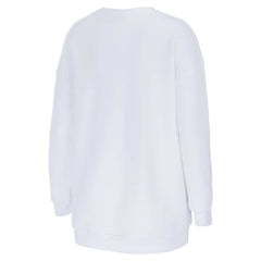 New England Patriots vs. Seattle Seahawks WEAR by Erin Andrews Women's Super Bowl LX Matchup Sweatshirt - White cheap