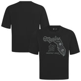 Miami Marlins Levelwear Sunrise Luxe Signature Knit T-Shirt - Black