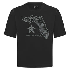 Houston Astros Levelwear Sunrise Luxe Signature Knit T-Shirt - Black