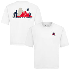 San Francisco Giants Levelwear Panoramic Luxe Signature Knit T-Shirt - White