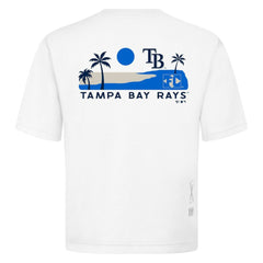 Tampa Bay Rays Levelwear Panoramic Luxe Signature Knit T-Shirt - White