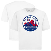 Chicago Cubs Levelwear Spring Training Badge Luxe Signature Knit T-Shirt - White