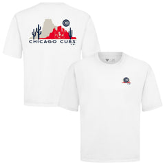 Chicago Cubs Levelwear Luxe Signature Knit T-Shirt - White