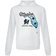Miami Marlins Levelwear Sunrise Relay Hoodie - White