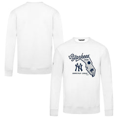 New York Yankees Levelwear Zane Sunrise Sweatshirt - White