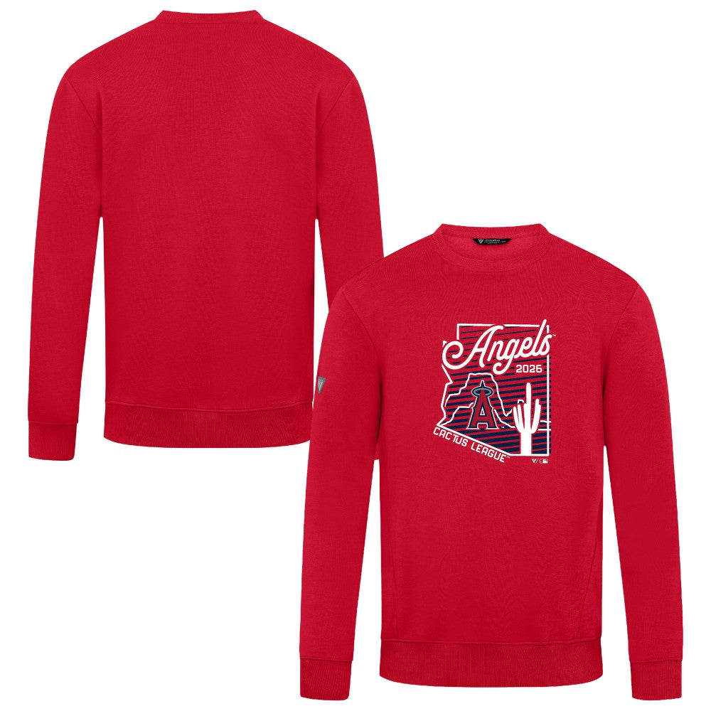 Los Angeles Angels Levelwear Zane Sunrise Sweatshirt - Red