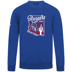 Texas Rangers Levelwear Zane Sunrise Sweatshirt - Royal