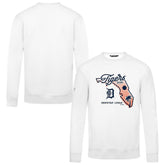 Detroit Tigers Levelwear Zane Sunrise Sweatshirt - White