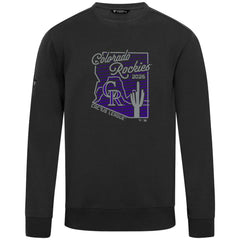 Colorado Rockies Levelwear Zane Sunrise Sweatshirt - Black