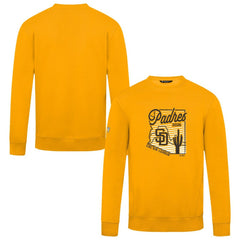 San Diego Padres Levelwear Zane Sunrise Sweatshirt - Gold