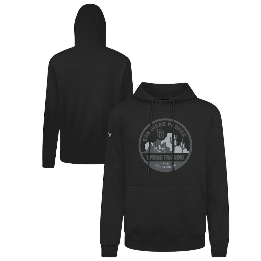San Diego Padres Levelwear Spring Badge Podium Hoodie - Black