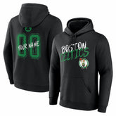 Boston Celtics Big & Tall Hustle Personalized Name & Number Hoodie - Black cheap